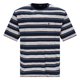thumbnail image 2 of hajo Pijama corto para hombre - Klima-Light, cuello redondo, pijama, shorty, mezcla de algodón Azul/Gris L (Large), 2 of 5