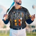 thumbnail image 4 of Fotbe Various Herbs And Spices In Spoons Baseball Jersey Shirt for Men and Women, Casual Short Sleeves Button Down T-Shirt-X-Large, 4 of 9