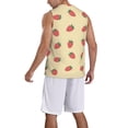 thumbnail image 2 of Sikiie Strawberries Basketball Jersey Reversible Men's Mesh Athletic Sports Shirts Training Practice S-4XL4X-Large, 2 of 6