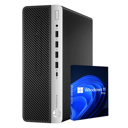 Restored Hp 600 G3 Computers ProDesk SFF WINDOWS 11 PRO Business Desktop PC Computer System | Intel Quad-Core I5 Up to 3.80GHz | 16GB RAM | 512GB SSD | WIFI (Refurbished)
