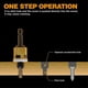 thumbnail image 2 of Tipped Countersink Drill Bits Set with Low Friction Depth Stop, 1/4in Quick Change Countersink Drill for Wood, Plastic, 2 of 5