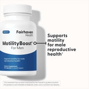 MotilityBoost for Men Fertility Supplement: Support Sperm Motility, 60 ea