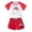 Red b, variant on DAETIROS Kids Cute Outfit Sets-Soft Cotton Cute Tank Top and Fashion Shorts 2PC Kids Clothes Set Black Size 3 T