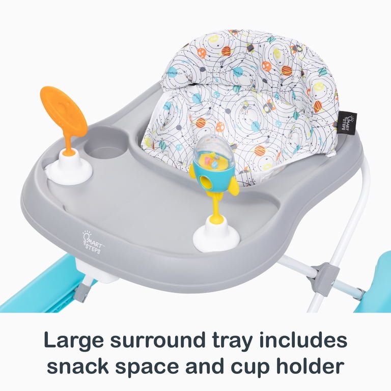 Baby Trend Smart Steps Activity Walker with STEM Toys, Snack Tray, Space Walk photo 8