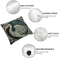 thumbnail image 6 of nygtbtfer Throw Pillow Covers Raven Pattern Amulet Bird Design Home Decor Pillow Pillowcase White, 6 of 7