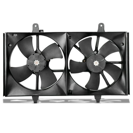1995 Nissan Quest Radiator Radiator And Condenser Fan Engine Cooling For Nissan Altima Maxima 2.5L L4 / 3.5L V6 NI3115116 ()