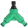 thumbnail image 3 of SENSHENGXIN Garden Hose Splitter 2 Way Tap Adapter Y-Type 3/4in Watering Connector Garden Tap Plastic For Outdoor Lawn Irrigation Faucet, 3 of 9