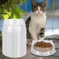 thumbnail image 6 of 20 Pieces Cat Feeding Bowls Pet Dish Food Feeder Lightweight Travel Ready for Kittens Small Dogs and Outdoor Cats, 6 of 9