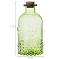 thumbnail image 4 of Botella difusora Reed MyGift de vidrio verde vintage, juego de 2, 4 of 6