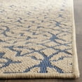 thumbnail image 3 of SAFAVIEH Palm Beach Amias Damask Area Rug, Natural/Blue, 4' x 6', 3 of 5