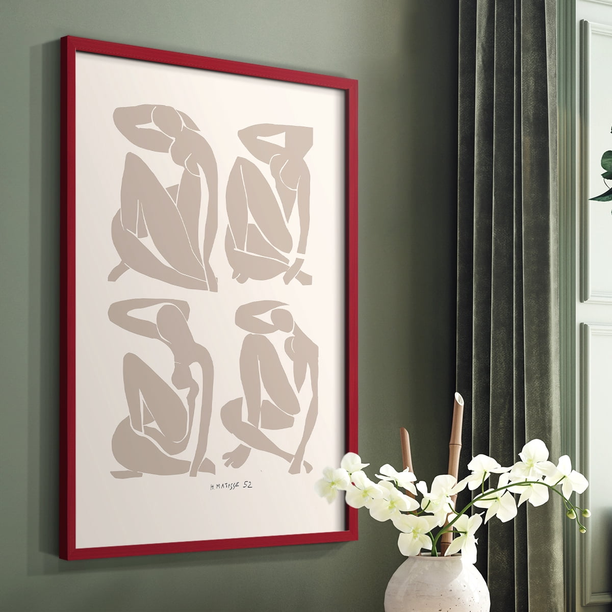 Matisse CCXXXVIII in Solid Wood 11 x 14 Framed Print