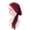 Burgundy, variant on Suodoka Women Satin Head Scarves Fashionable Lightweight Elastic Faux Silk Bandana - Pink