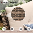 thumbnail image 2 of MRUAKA 5-Piece Outdoor Patio Furniture Wicker Conversation Set, All-Weather Rattan Outdoor Furniture Sectional Set with Swivel Chairs, for Garden,Poolside,Backyard, Yellow&Khaki, 2 of 9