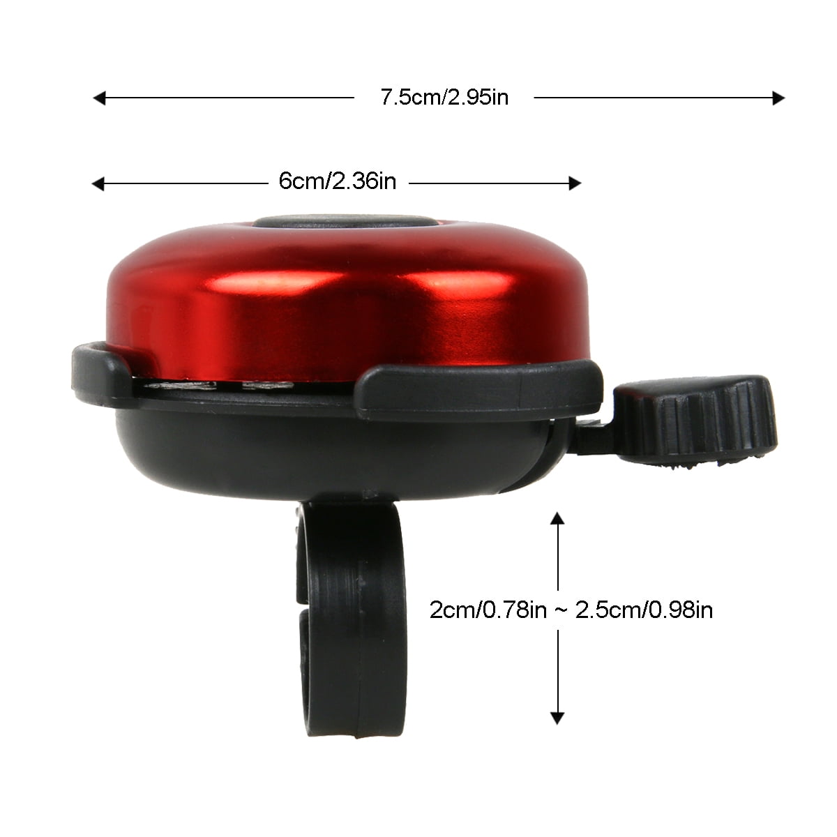 2 Pack Bicycle Bell - Loud Tone for Road \u0026 Mountain Bikes - Walmart  Business Supplies, image size:1200x1200