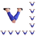 thumbnail image 3 of Yuarrent Manoplas de refrigeración Accesorios para ciclismo Envoltura de manos Cubierta de mano Superficie lisa Tamaño libre Longitud de la Azul real 10piezas, 3 of 6