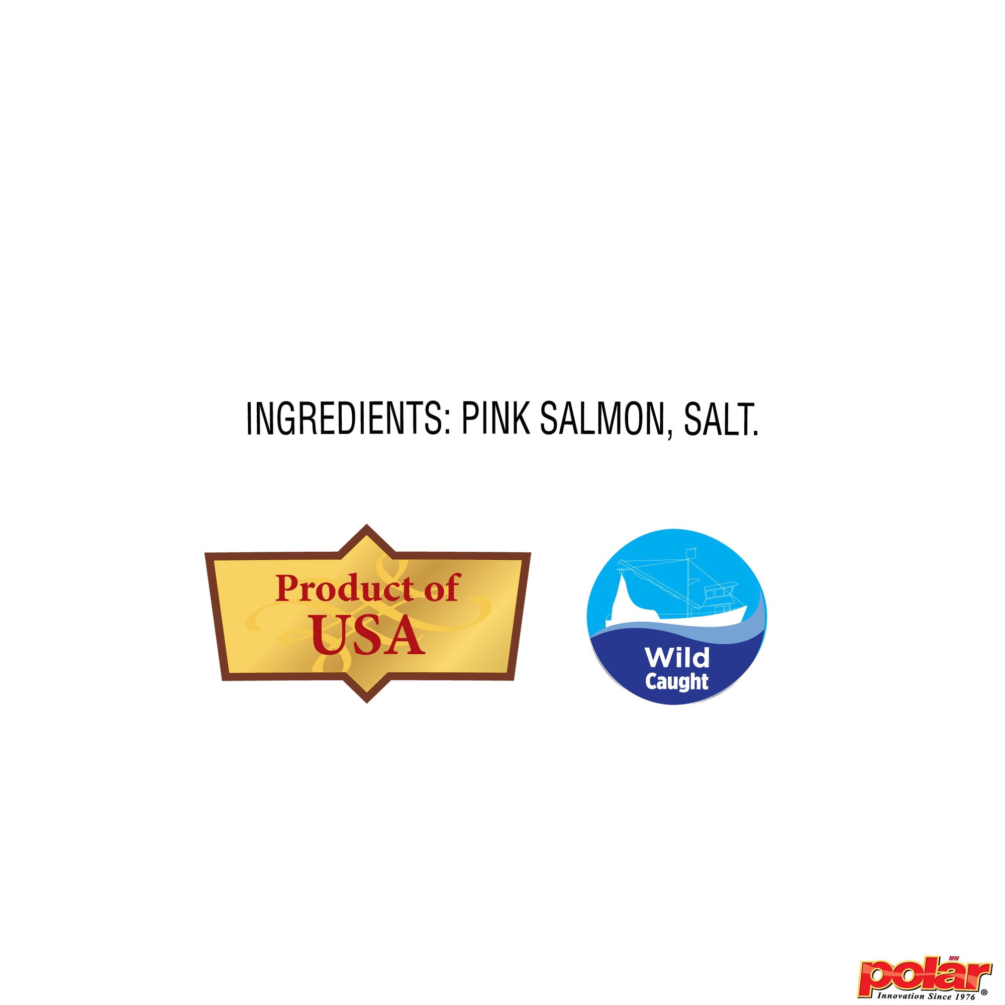 MW Polar Fancy Pink Salmon, Product of USA, 14.75 oz Can (Pack of 12)