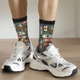 thumbnail image 6 of KLL Alcohol Bottles Print Cool Socks Men's Women's Crew Socks Funny Crazy Novelty Stockings, 6 of 6