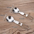 thumbnail image 4 of Utensilios De Comedor A Prueba De Herrumbre, Accesorios Para Exteriores, Utensilios De Cocina, Suministros De Camping Para El Hogar, Niños, Cuchara Plegable Methold HA044026-00, 4 of 5