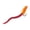 Red, variant on 1. Glowing Soft Silicone Earthworms Baits with Hook - Fly Fishing Swimbaits & Artificial Lures