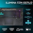 thumbnail image 4 of Laptop Gamer MSI Cyborg 17 NVIDIA GeForce RTX 5060 Intel Core i7 240H 16GB DDR5 SSD 1TB 17.3" Teclado Español Mochila, 4 of 5