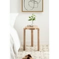 thumbnail image 3 of Kate and Laurel Stuart Wooden Round Side Table, 14 x 14 x 20, Natural Wood, Transitional Circle Nightstand Table for Use as Indoor Plant Stand or Living Room Accent Table, 3 of 10