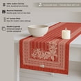 thumbnail image 4 of Vargottam Premium Cotton Table Runner - Lightweight Double Layer - Border Design - Machine Washable Farmhouse Table Decor - Floral, 4 of 6