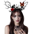 thumbnail image 4 of Lovely Halloween Tree Branch Hairband Women Students Christmas Photography Hairband Flower Shape Photography Headbands, 4 of 8
