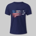 thumbnail image 7 of UAYOTSE Men American Flag Patriotic Eagle T Shirt 4th of July Skull Round Neck Short Sleeve,Sizes XL, 7 of 7