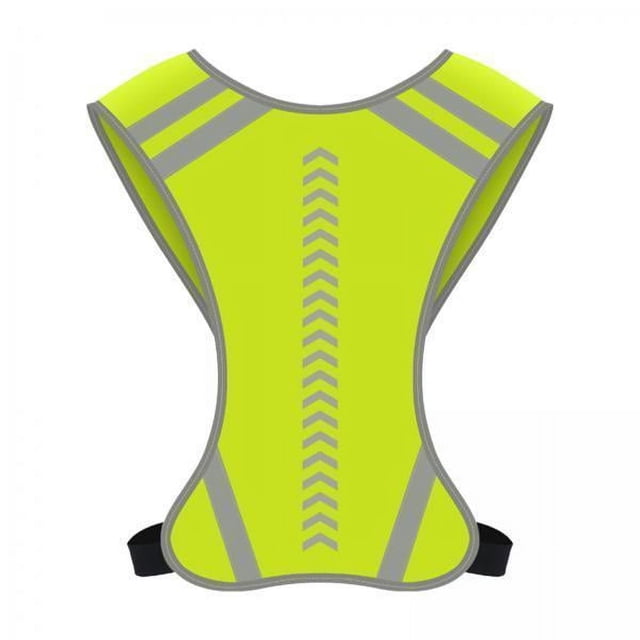 Chaleco reflectante para correr,chaleco reflectante para correr de noche Equipo de seguridad para niños,chaleco mujer hombre bicicleta Trotar Deporte niños,Chaleco protector con correa