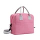 thumbnail image 1 of Wosthever Bolsa de almuerzo portátil ligera y hermética de poliéster para un bolso de mano más fresco que lleva fácilmente Organizadores de utensilios de cocina Rosa roja, 1 of 6
