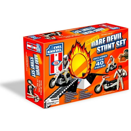 Ideal Brand Evel Knievel Deluxe Dare Devil Stunt Set