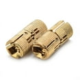 thumbnail image 5 of SHAR 4pcs 16MM Brass Concealed Hinge, Barrel Shape Concealed Hinge, 5 of 5