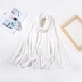 thumbnail image 3 of Baberdicy Head Wraps for Women's Hair Women Casual Striped Sparkling Long Scarf Muslim Hijab Wrap Shawl Headwear Scarf Headwraps White, 3 of 3