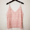 thumbnail image 3 of Sequin Beaded Camisole Slim Fit Layering Tank Top Cropped Sleeveless Shirt,Pink,S, 3 of 5