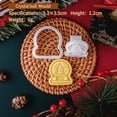 thumbnail image 2 of Juego de cortadores de galletas, 5 uds., cortador de galletas con sellos de émbolo, lindos cortadores de galletas para hacer galletas, refrigerios, hornear queso, 2 of 5