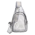 thumbnail image 6 of Hvmvliv Fashion Transparent PVC Chest Bag, Large Capacity Waterproof Beach Backpack for Swimming, Men & Women Clear, 6 of 6