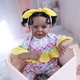thumbnail image 2 of Takanini Poseable Emilia Doll, Silicone Black, 24", 2 of 6