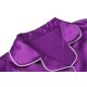 thumbnail image 2 of Conjunto de pijama Umeyda para niñas, satén, ropa de dormir, color morado, 11-12 años, 2 of 5