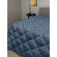 thumbnail image 2 of Navy Blue Down Alternative Comforter, Continuous Demonstration of Nautical Maritime Styled Circular Overlapping Shape, Microfiber Quilt for All Season, 5 Sizes, White Indigo, by Ambesonne, 2 of 3