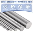 thumbnail image 4 of Uxcell 8 Pcs Titanium Round Rod, 0.06" Dia(1.5mm) 8" Length GR5 Metal Solid TC4 Titanium Round Bar Rod Stock for Model Plane Cars Ship DIY Craft, 4 of 7