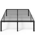 thumbnail image 1 of Ktaxon 18 inch King Size Bed Frames Heavy Duty, Metal Platform Bed No Box Spring Needed, Black, 1 of 10