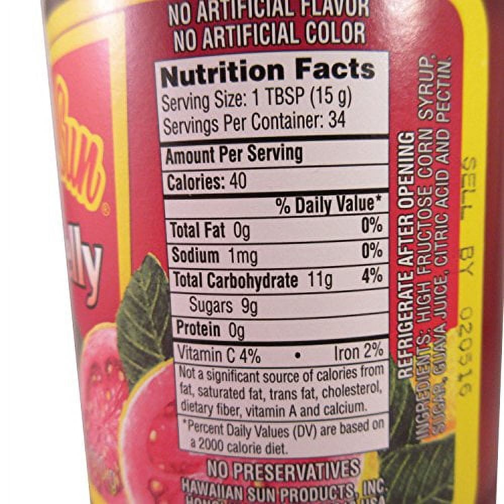 Hawaiian Sun Guava Jelly 18 ounces