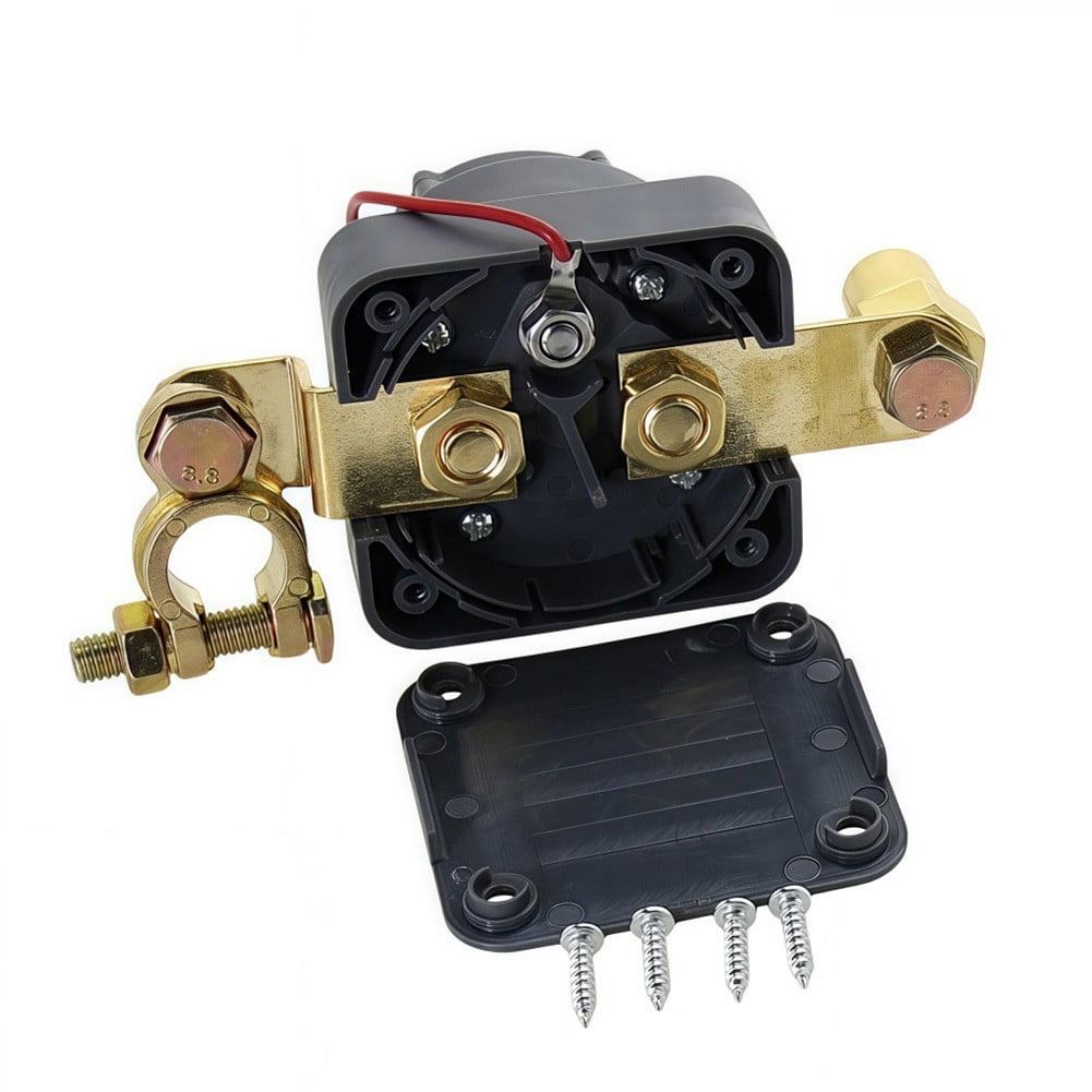AFQH Battery Disconnect Switch With Voltmeter Yacht RV Battery Disconnect Switch