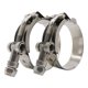 thumbnail image 1 of Roadformer Abrazadera de manguera con perno en T de 3" - Rango de trabajo 83 mm - 91 mm para ID de manguera de 3" Perno de acero inoxidable Banda de acero inoxidable Puente flotante y contratuerca de, 1 of 1