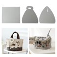 thumbnail image 4 of GUOOL 3 Pieces Bento Patchwork Template Sewing Craft Ruler Motion Supplies Bento Pattern Acrylic for Storage Bag Hand Leather Craft Drawing L, 4 of 8