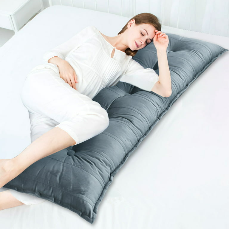 WOWMAX Rectangular Headboard Pillow Bolster Pillow for Bed Back