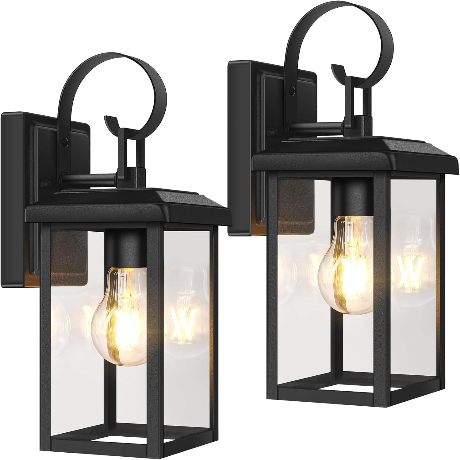 Outdoor Wall Light Fixtures, Exterior Lighting Fixtures Wall Mount, Waterproof Porch Lights Outdoor Wall Sconces Lanterns, Modern Outside Lights for House Front Door Garage