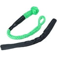 thumbnail image 2 of Astra Depot Green UHMWPE Synthetic Soft Shackle 38000lbs + Red Snatch Recovery Ring 41000lbs for ATV UTV Tow Truck - 2 Sets, 2 of 7