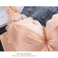 thumbnail image 6 of OSFVNOXV Plus Size Lace Bras for Women Full Coverage Satin Silk Large Bust Solid Color Breathable Everyday Bra First Mothers Day Gift for New Mom ,S-2XL, 6 of 9