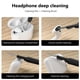 thumbnail image 5 of Kit de limpieza de cepillos de limpieza 6 en 1 Teclado de auriculares de teléfono con extractor de teclas Negro JShteea El nuevo, 5 of 7